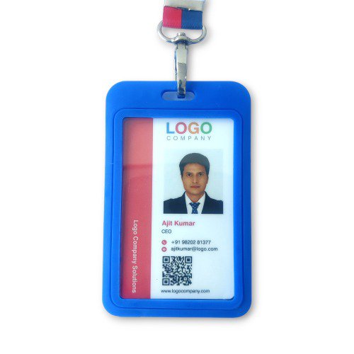 Waterproof Anti fold | Premium Double Sided | Vertical_Blue color |